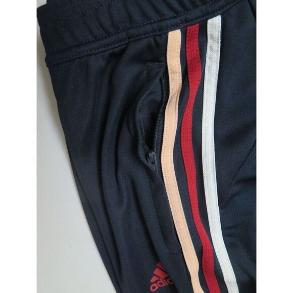 adidas Women's Sz M Navy 3 Striped Climacool Tiro Soccer Track Pants - Picture 5 of 11